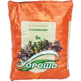 Грунт ХОРОШО Для цитрусовых 5 л 21 