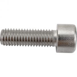 Нержавеющий винт с цилиндрической головкой KREPFIELD M10x30 мм, DIN 912, А2, внутренний шестигранник, полная резьба, 10 шт. 912A2ВИНТПР10Х30-10 