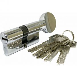 Цилиндровый механизм Вантаж 5 ключей, хром ZС60,30Cx30 CP 