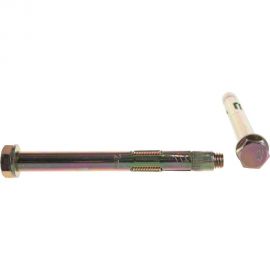 Анкерный болт Зубр 12 x 120 мм, 12 шт, желтопассивированный, Профессионал 302312-12-120 