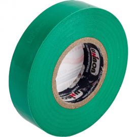 Изолента ПВХ UNIBOB 15 мм х 20 м, зеленая 211762 