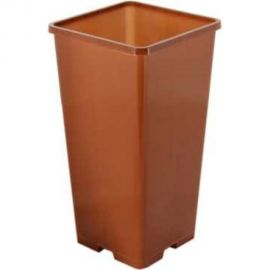 Горшок для рассады Ангора 2 л, 11x11x21.5 см, терракотовый А5502тр 