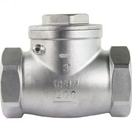 Обратный клапан DN.ru поворотный -SCV-316 Ду25 Ру16 резьбовой D100-00495 