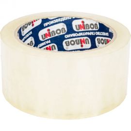 Упаковочная клейкая лента UNIBOB 600 прозрачная, 48 мм х 66 м 214955 