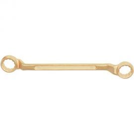 Гаечный накидной двусторонний искробезопасный ключ TVITA мод. 151 17х19 мм AlCu TT1151-1719A 