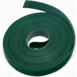 Лента (липучка) в рулоне Hyperline WASNR-5x9-GN ширина 9 мм, длина 5 м, зеленая 401706 