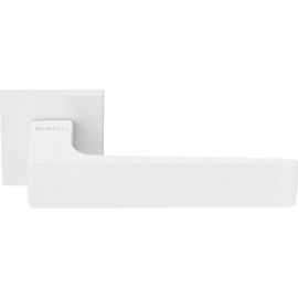 Дверная ручка MORELLI MIRA MH 54 S6 W на квадратной розетке 6 мм, цвет - белый 9013948 