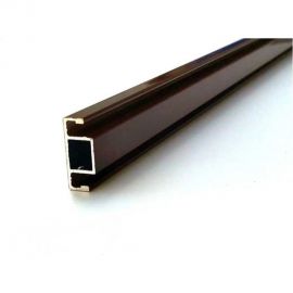 Поперечный профиль для москитной сетки с пазом под шнур KOMFORT москитные системы коричневый, 0.8 м ППП006 