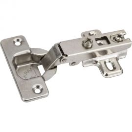 Петля накладная без доводчика Tech-Krep Slide-on эконом D35 + еврошурупы 2 шт. 145059 