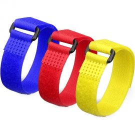 Стяжки велькро в наборе FORTISFLEX КСВ-Н 20х450 12 шт 77930 