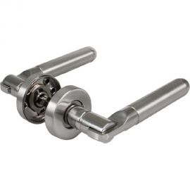 Дверная ручка на розетке Amig нержавеющая сталь 23-141 