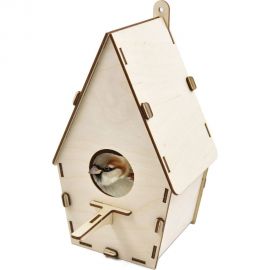 Деревянная модель для сборки PREZENT Скворечник 6, 17.5x23x13.5 см СКВ-006 