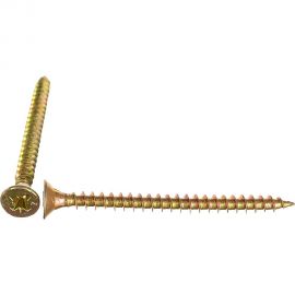 Универсальный саморез Tech-Krep 50х4,0 мм 500 шт желтый, коробка 126754 