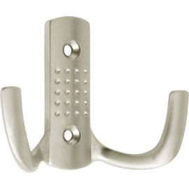 Крючок с перфорацией Tech-Krep 2-х рожковый, сатин 1 шт 129910 