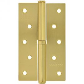 Петля НОРА-М 750-5"" мат.латун.покр. левая 2,5 мм №2 11860 