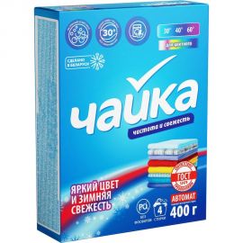 Стиральный порошок автомат Сонца 400г Чайка для цветного Яркий цвет и зимняя свежесть 86449 