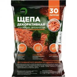 Декоративная щепа Сила Суздаля оранжевая, 30 л 4680004063292 