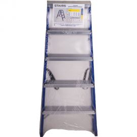 Стальная двухсторонняя стремянка STAIRS 5 ступеней CS 205 