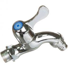 Пластиковый водоразборный кран Terma хром 66453 