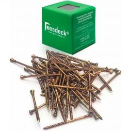 Саморез Гвозdeck ПОЛ, потай, 3.5х55, T10, с битой 20423555YETXWG3 