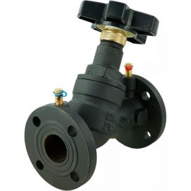 Балансировочный клапан DN.ru фланцевый ду32 ру16, чугунный, с ниппелями D080-00612 