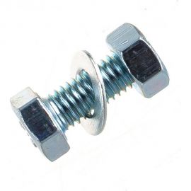 Болт с ш/г полная резьба DIN 933 Качественный КРЕПЕЖ набор 5х12 180 шт 0300997 КЧ 