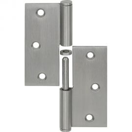 Петля VORMANN дверная, разъемная, 90х90 мм, левая, нержавеющая сталь 010871090 