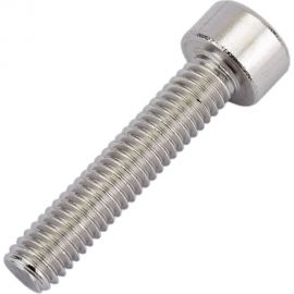 Нержавеющий винт с цилиндрической головкой KREPFIELD M4x20 мм, DIN 912, А2, внутренний шестигранник, полная резьба, 40 шт. 912A2ВИНТПР4Х20-40 