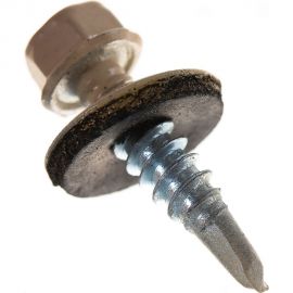 Кровельный саморез крепежная техника слоновая кость RAL 1014, 5.5х25 мм, 250 шт 420408 БК 