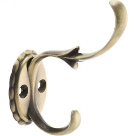 Мебельный крючок KERRON Д73 Ш33 В85, античная бронза KR 0110 AB 