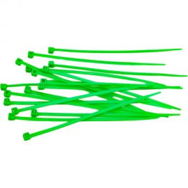 Кабельный хомут duwi нейлон, 100x2,5 мм, зеленый, 25 шт. 30222 3 