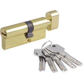 Цилиндровый механизм с вертушкой НОРА-М ЕСО Z ЛПВ-70 40-30в латунь 18420 