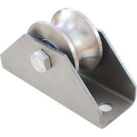 Ролик для ворот Rolik-Opt металл, d.65 мм, под трубу d.1"", на платформе С3609 