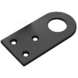 Прямая проушина Домарт 30x60 мм, черная 170935 