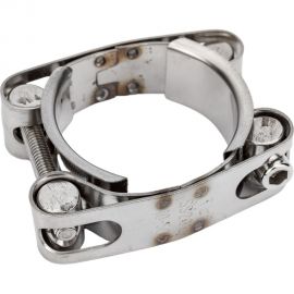 Двухболтовый силовой хомут TITAN LOCK 40-50 мм, нерж. сталь TL40-50DRCSS 
