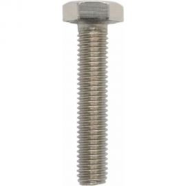 Болт с шестигранной головкой ВИРТУОЗ 6x60 мм, DIN 933, нержавеющая сталь А2, 2 шт. 35879 