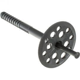 Дюбель для утеплителя с пластмассовым гвоздем Стройбат 10х100 50 шт. 2524022 / 259100 