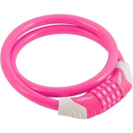Велосипедный замок НОРА-М №31 размер - ф 10 х 650 мм, розовый 18306 