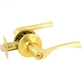 Межкомнатная защелка НОРА-М ЕСО мат. золото ЗВ2-01-Э ключ/фикс 14388 