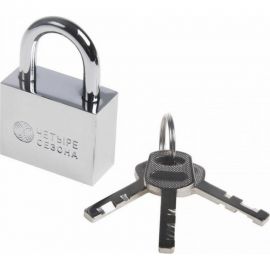 Навесной замок ЧЕТЫРЕ СЕЗОНА Сталь 40 мм 79-0034 