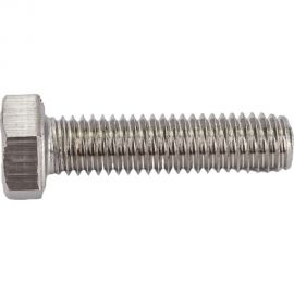 Болт с шестигранной головкой ВИРТУОЗ 5x20 мм, DIN 933, нержавеющая сталь А2, 4 шт. 35794 