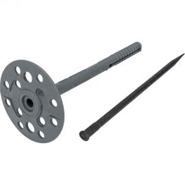 Дюбель для теплоизоляции Tech-Krep с пластмассовым гвоздём, 10x140 мм, 30 шт. 154279 