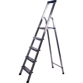 Алюминиевая стремянка с органайзером STAIRS 5 ступеней AS 05 LX 