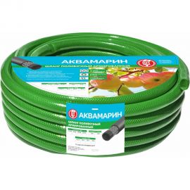 Армированный поливочный шланг Царицынские краски ВИТ Аквамарин зеленый, 18 мм, 2 мм, 25 м 38503 