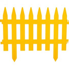 Декоративный забор Grinda КЛАССИКА 28x300 см, желтый 422201-Y 