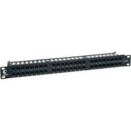 Патч-панель Cabeus высокой плотности, 1U, 48 портов RJ-45, категория 6, PLHD-48-Cat.6-Dual IDC-1U 