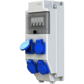 Навесной щит с розетками EVOL COMBOX 5 0101-001-1 