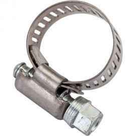 Червячный хомут CNIC 14-22/12,7 мм, W2 нержавеющая сталь, с оцинкованным винтом SAE J1670 05B1422 52553 