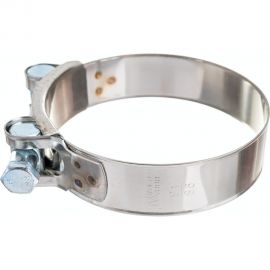 Силовой хомут Nord-Yada Д: 86-91 мм, Ш: 24 мм, Т: 0,8 мм, болт: М8х75, нерж. сталь 902893 