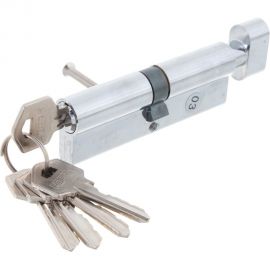 Цилиндровый механизм НОРА-М ЛУВ-90 45-45 хром Х 6658 